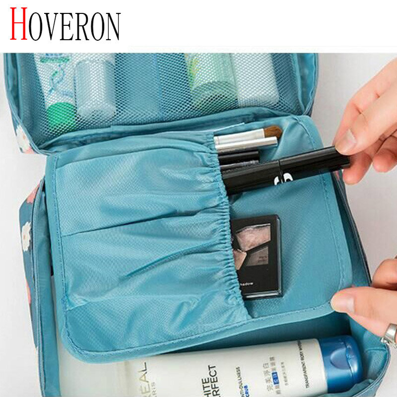 Gorąca sprzedaż wielofunkcyjna kosmetyczka podróżna kobiety torebki na makijaż Organizer do przyborów toaletowych wodoodporna kobieta przechowywanie makijaż przypadki