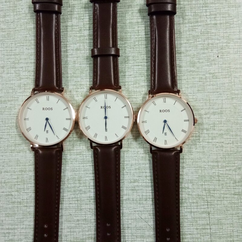 B-8210B ตัวเลขโรมันสำหรับแฟน/แฟนกำหนดโลโก้และชื่อนาฬิกาแบบมินิมอล OEM แบรนด์นาฬิกาดร็อปชิปปิ้ง