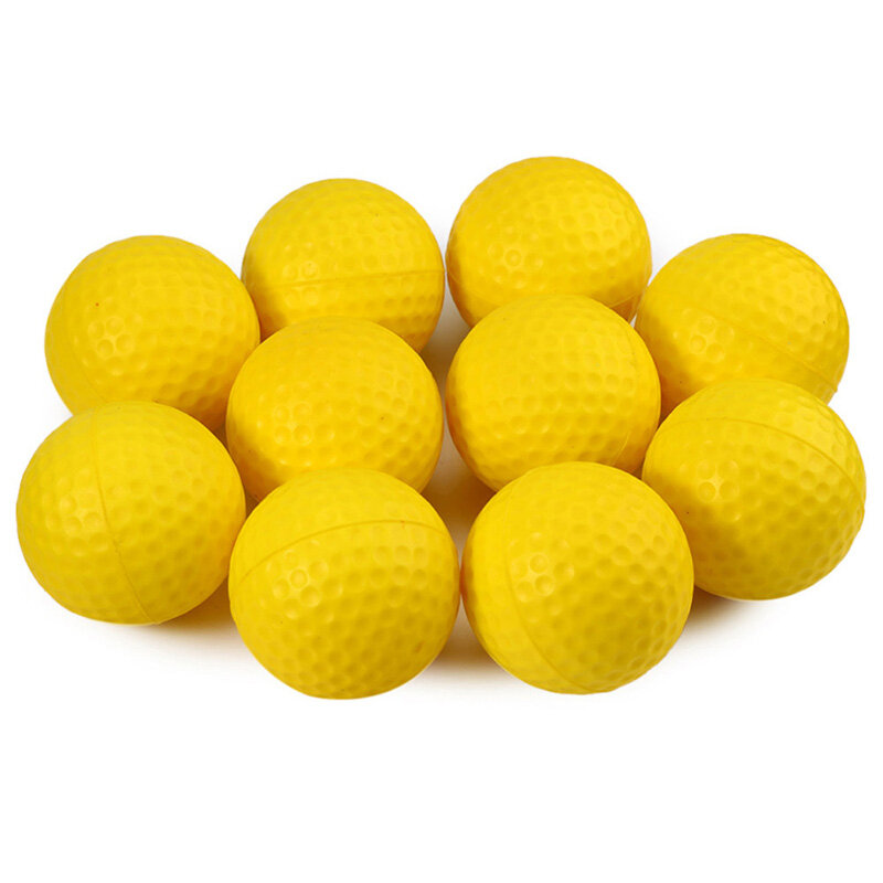 Crestgolf esponja de espuma pu 12 peças por pacote, para prática de golfe ao ar livre, bola de treinamento