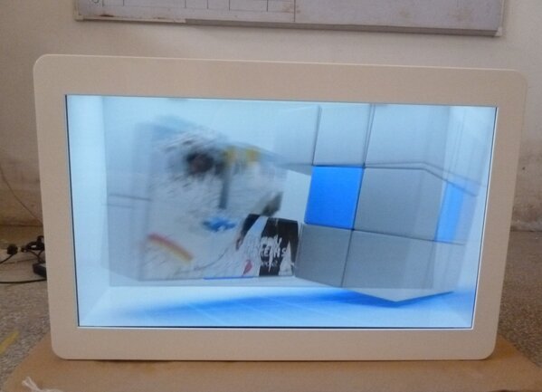 22 "& 46" tela de toque transparente display lcd quiosque tela de exibição