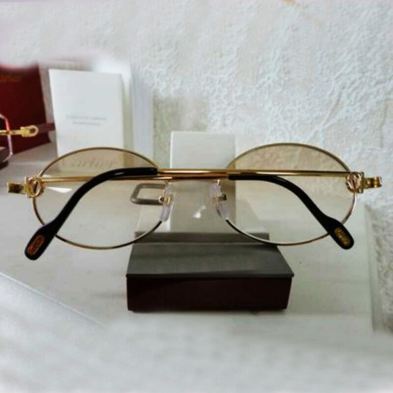 2018 Vintage Sonnenbrille Männer Luxus Herren Sonnenbrille Marke Designer Carter Gläser Rahmen Sonnenbrille Hohe Qualität Oval Shades