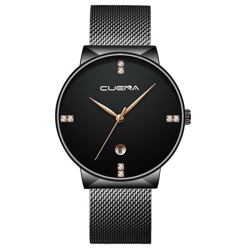Mann Uhren Luxus Ultra Dünne Uhr Männlichen Stahlband Casual Quarzuhr Männer der Armbanduhr reloj hombre herren uhren kol saati