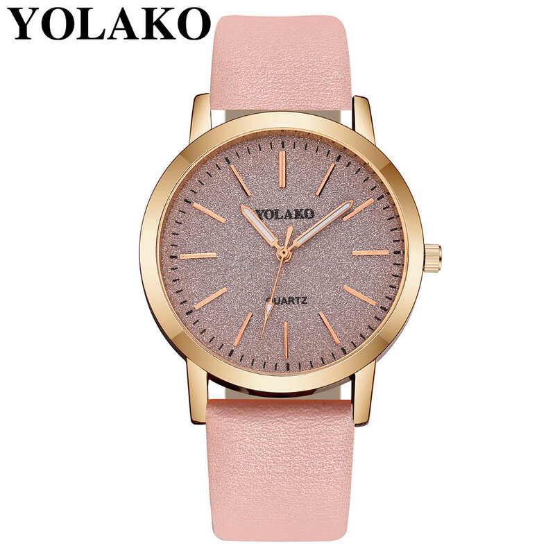 Marca de alta calidad de moda mujer señoras Simple relojes Ginebra de cuero analógico de cuarzo reloj de pulsera reloj saat regalo 2019