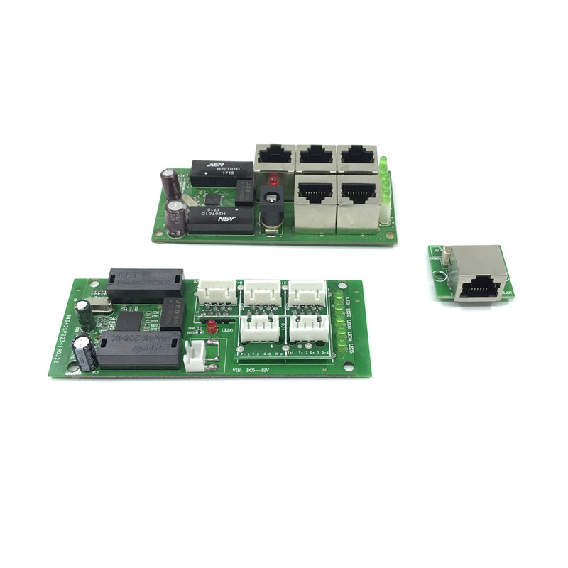 Hoge Kwaliteit Mini Goedkope Prijs 5 Poort Switch Module Manufaturer Bedrijf Pcb Board 5 Poorten Ethernet Netwerk-switches Module