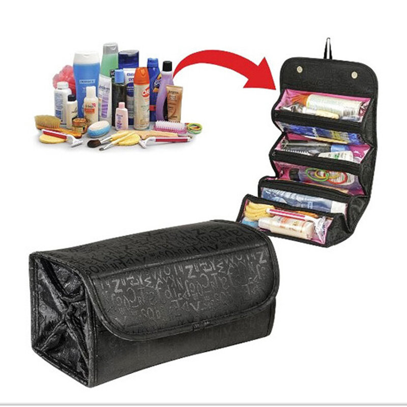 Necesser Beautician Travel Vanity Necessaries Women Beauty Toiletry Kit Make Up Makeup Cosmetic Bag Organizer Case Pouch Purse