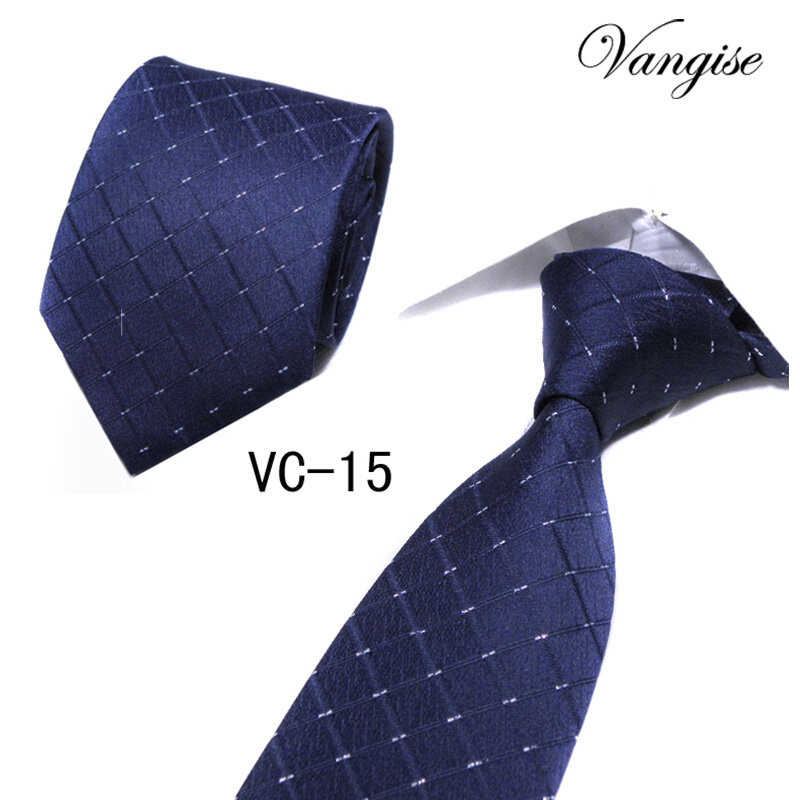 De moda corbata clásico de los hombres corbata de cuadros formal traje de negocios lazos para hombre de algodón Slim Skinny vínculos colorido corbata de camisa accesorio