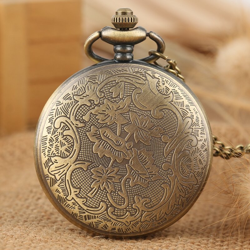 Reloj de bolsillo de cuarzo con patrón de Taj Mahal de la India, de fama mundial, esfera estándar precisa, collar de aleación de Castillo de bronce, colgante Fob