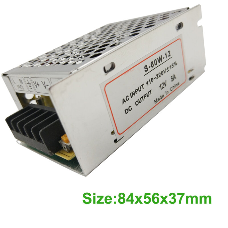 RiRi Won 2A 3A 5A 10A 12V lighting transformer  Small Volume Single 12 volt Output Switching power supply for LED Strip light
