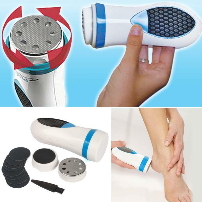 High Quality Pedi Spin TV Skin Peeling Device Electric Grinding Foot Care Pro Pedicure Kit Foot File Hard Skin Callus Remover