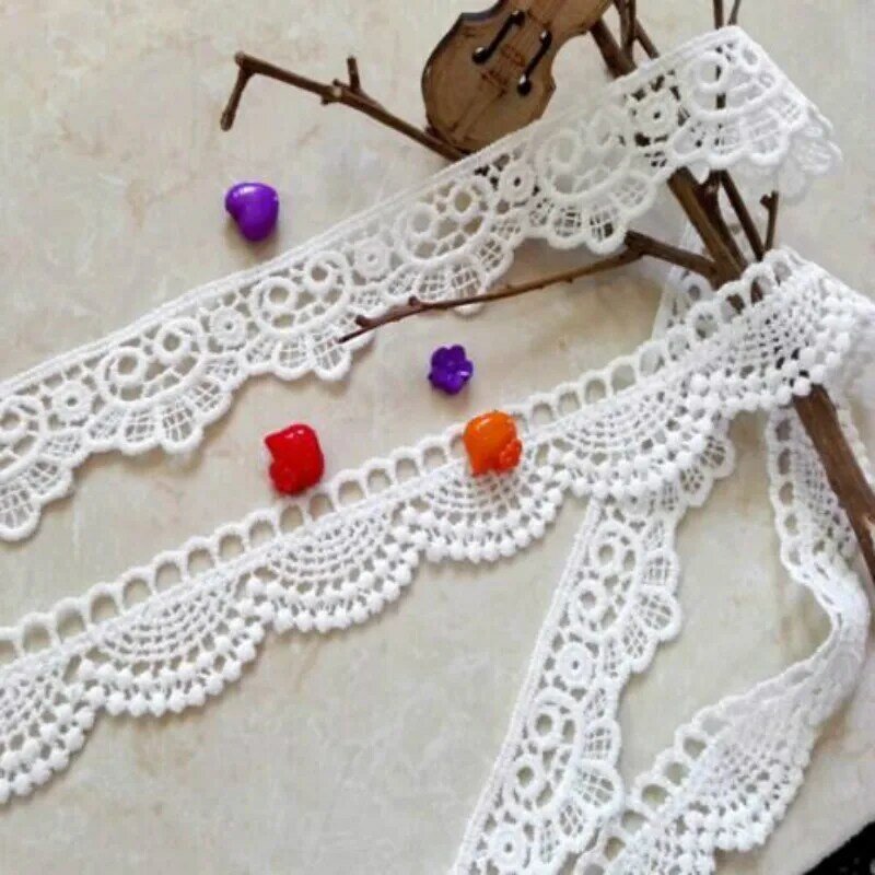 3yards/lot Nylon lace accessories clothing decoration ribbon lace trim fabric for Sewing Bridal Wedding dress Craft