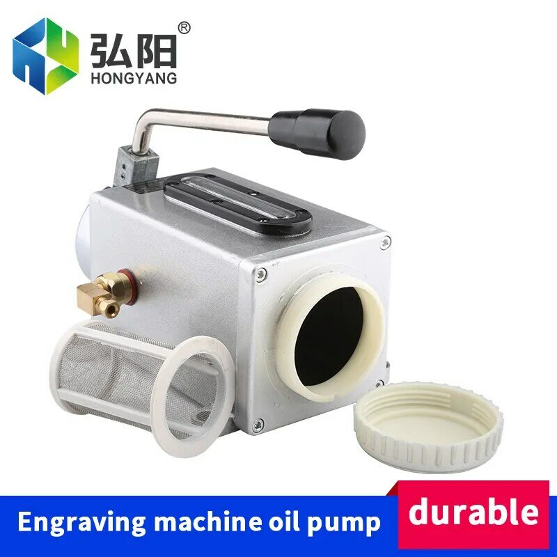 Máquina de gravura da bomba de combustível mão pressão óleo pot bomba manual da bomba de óleo conjunto slider lubrificação lubrificador peças