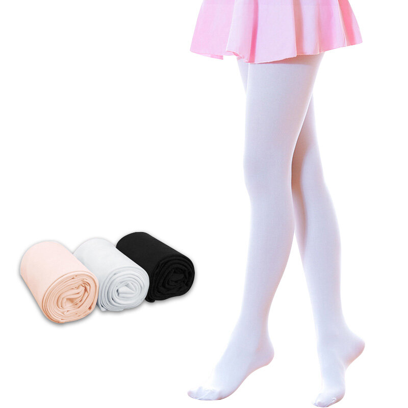 Meia-calça collants de náilon para balé feminina, meia calça collants de dança sem costura para mulheres e crianças 80d 90d