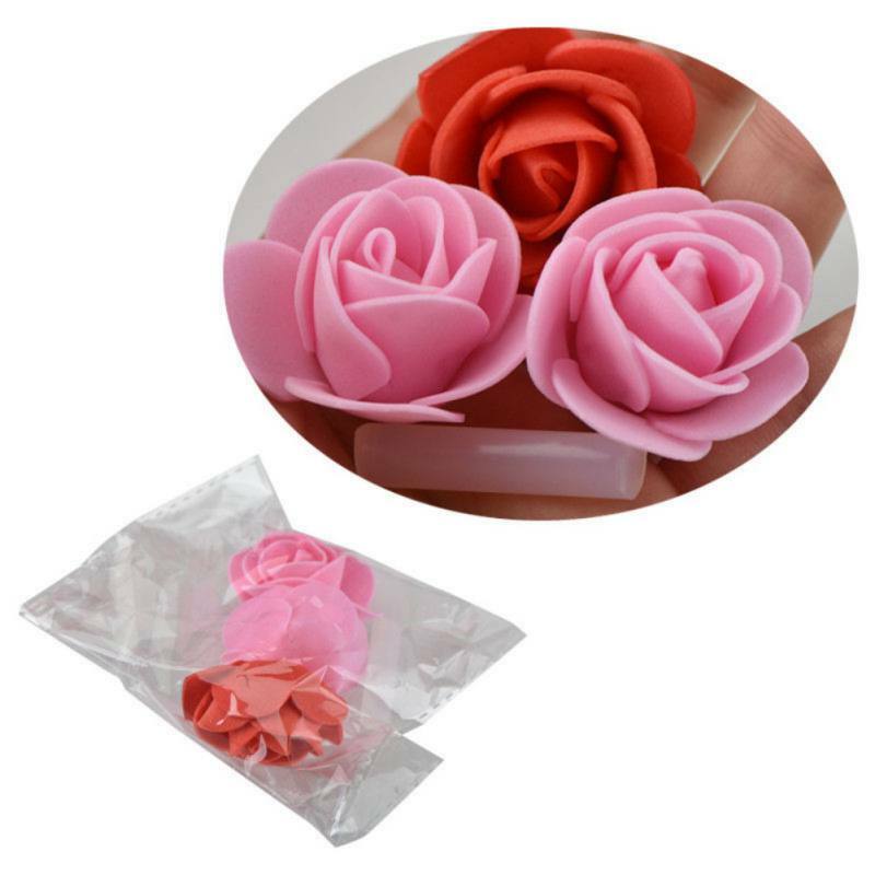 Сделай Сам плюшевый розовый медведь 40 см искусственный цветок день Святого Валентина подарок на Рождество День рождения медведь домашний д...
