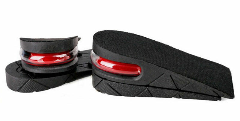 2019 Men Women PVC 5cm Air Cushion Adjustable Height Increase Lift Heel Inserts Higher Shoes Pads Layer Taller HOT !