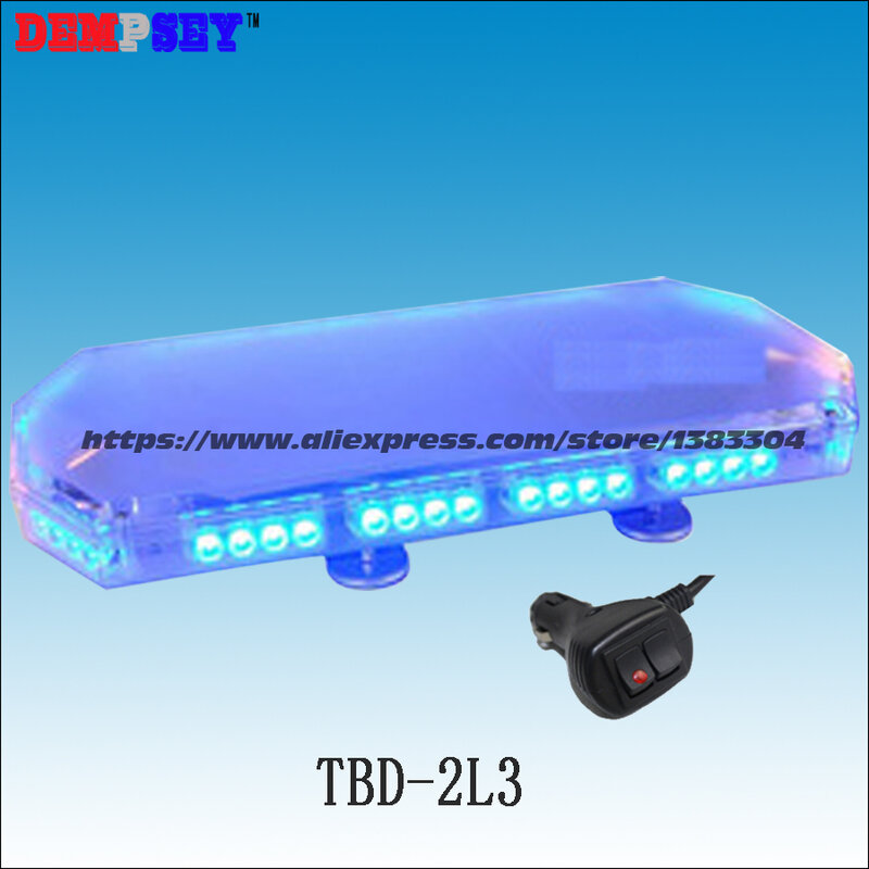 Minibarra de luz Led de TBD-2L6, luz de advertencia de alta potencia, luz LED de base magnética pesada, minibarra de luz estroboscópica