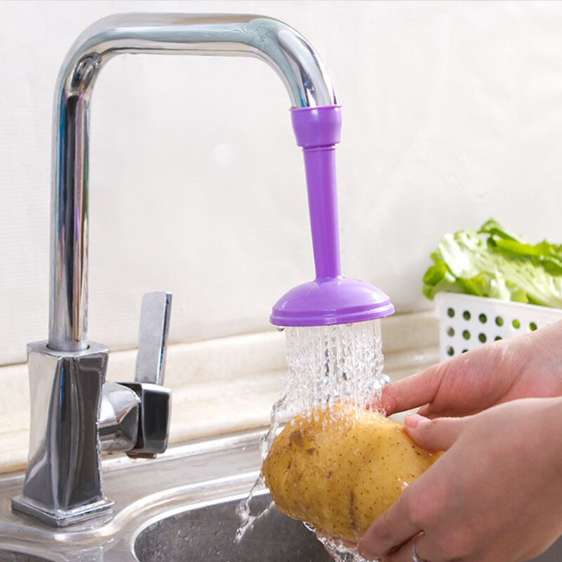 Kitchen Creative Water Saving Kitchen Faucet Sprayers Adjustable Tap Filter Nozzle Swivel Spout Faucet Bathroom Accessories
