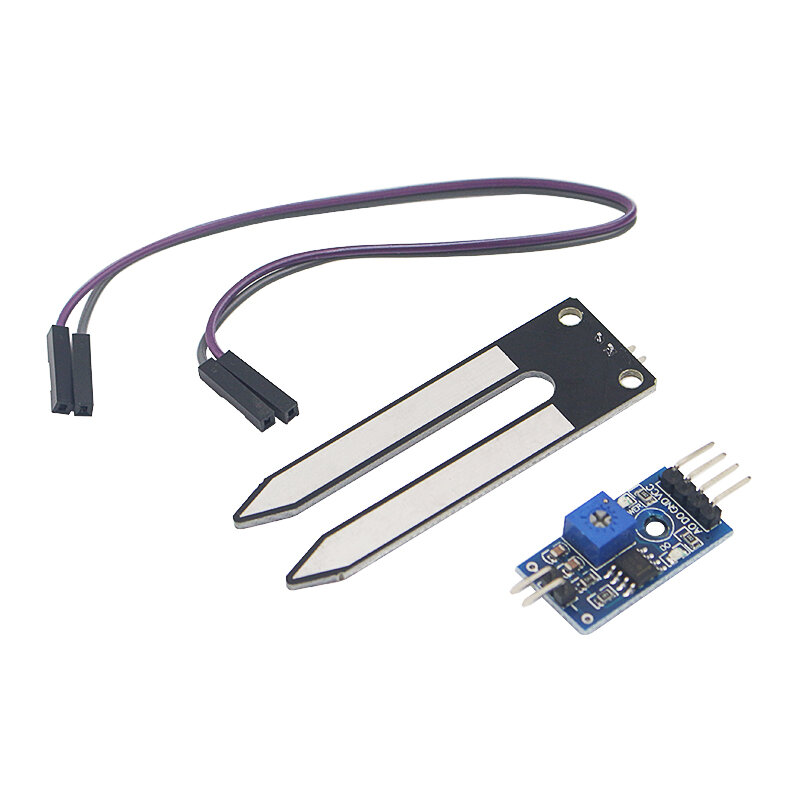 Modul Deteksi Kelembapan Hygrometer Tanah Sensor Air Kelembapan Tanah untuk Arduino DIY Modul ESP32 Raspberry Pi Pico W