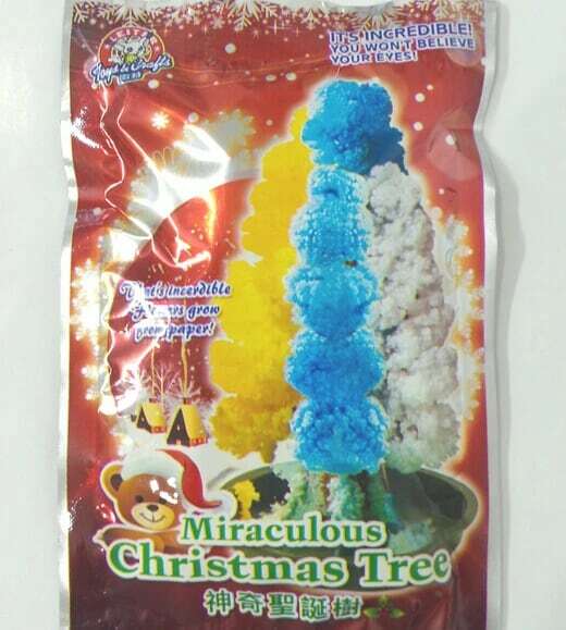 2019 2PCS 100Mm H DIY Multicolor Sihir Tumbuh Pohon Kertas Magis Pohon Natal Jepang Mainan Pendidikan Baru untuk anak-anak