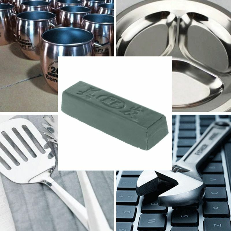 Afilador de Pasta abrasiva, barra compuesta de pulido de cera para productos de aluminio, cobre y acero inoxidable, óxido cromado