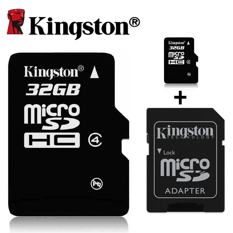 Kingston – carte mémoire micro sd SDHC/SDXC, classe 10, 8/16/32/64/128/128 go, SDHC/UHS-I