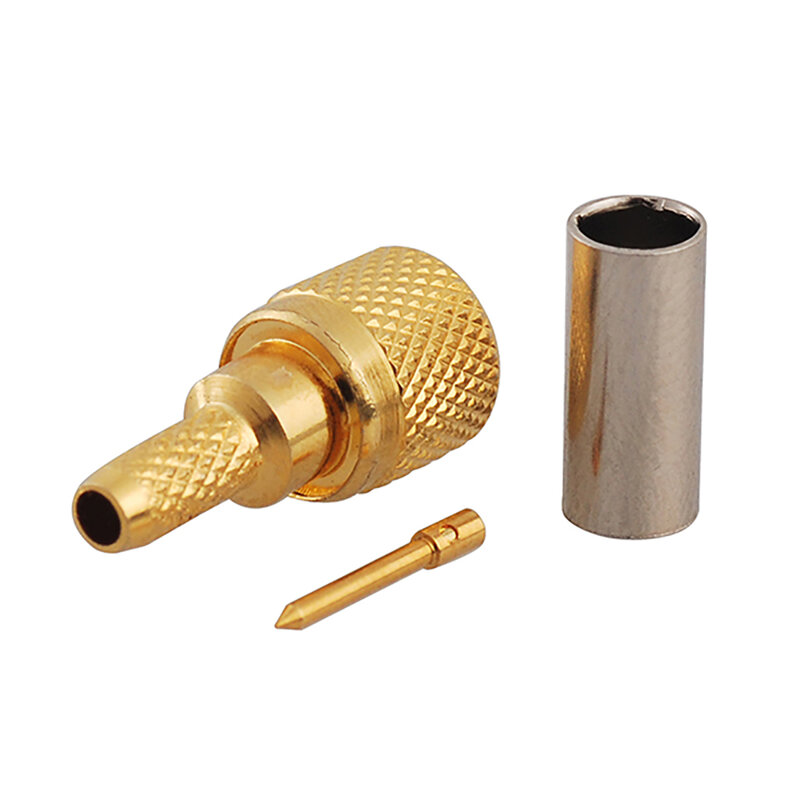 Superbat RP-SMC Crimp Male RF Coaxial Connector for Cable RG174,RG178,RG316,LMR100