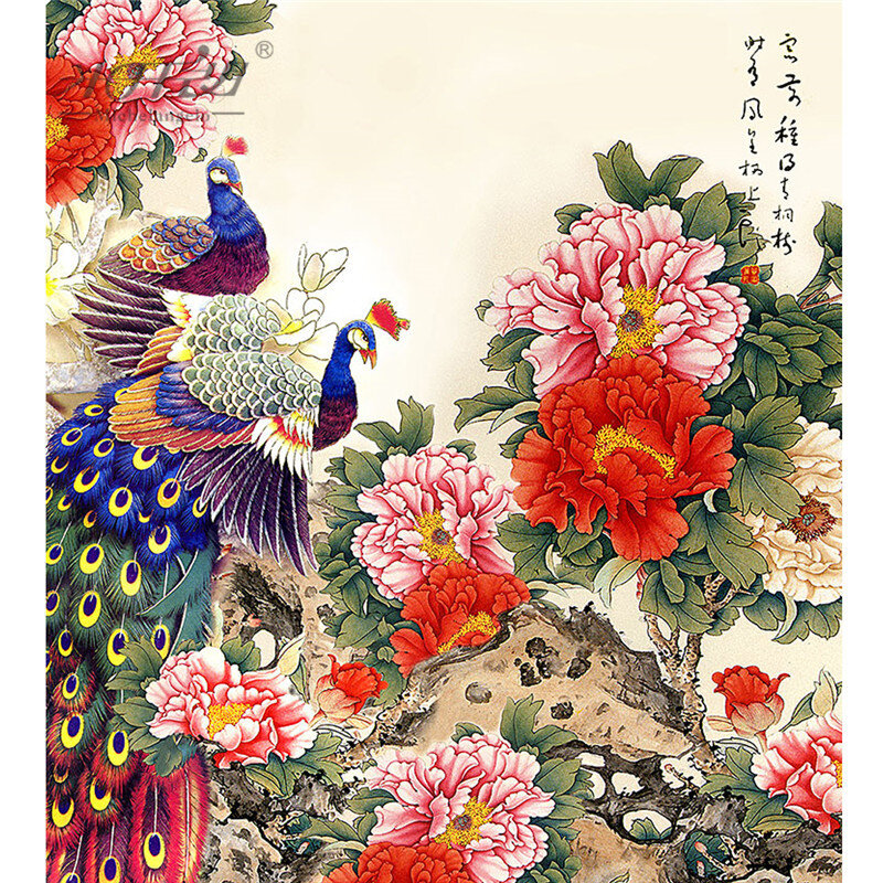 미켈란젤로 나무 지그 소 퍼즐 500 조각 만화 동물 중국 문화 벽화 예술 아이 교육 장난감 선물 홈 장식