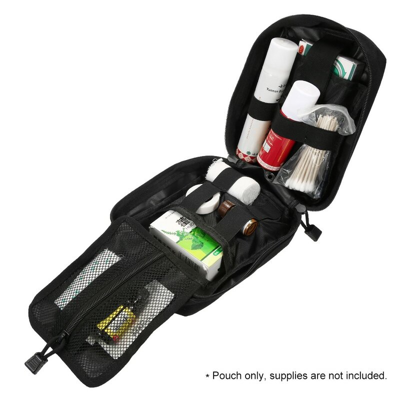 Outdoor MOLLE Medical Pouch First Aid Kit Utility Bag Emergency Survival First Responder Medic Bag