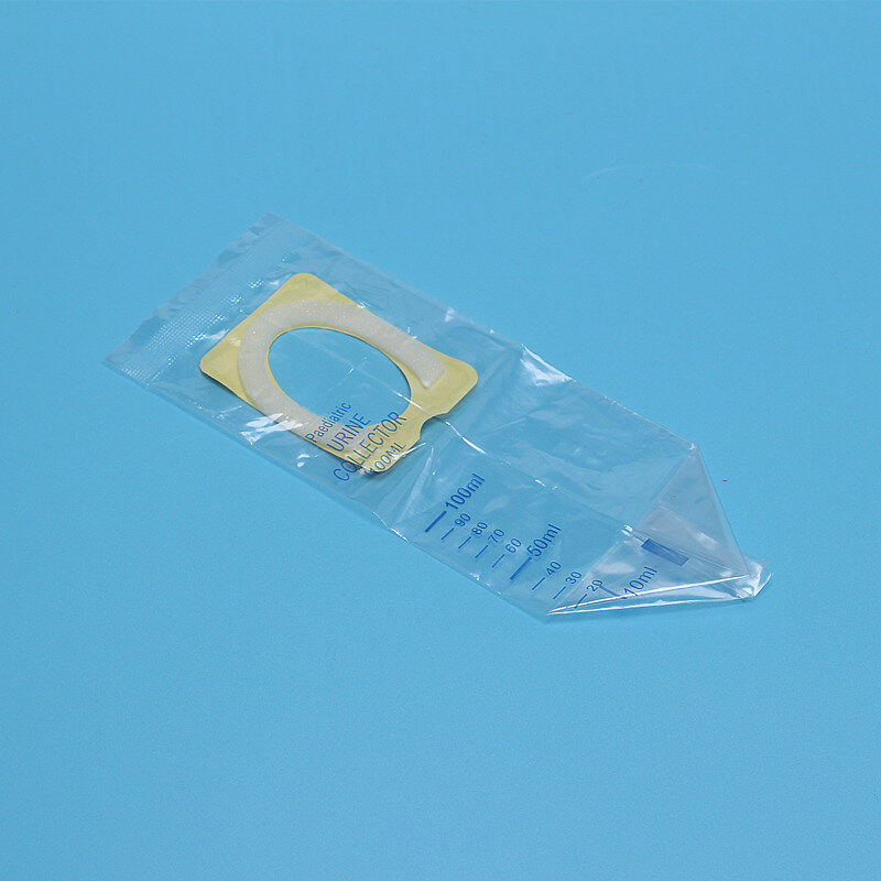 100ml jednorazowe medyczne dziecko Urology worek do zbiórki do jednorazowego użytku dzieci Urology drenaż torby 20 sztuk/worek