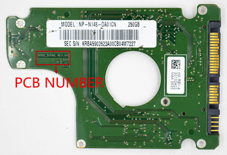 BF41-00249B M7S2_S1PME REV.04 / Placa de circuito de disco duro / SA notebook/HM250HI