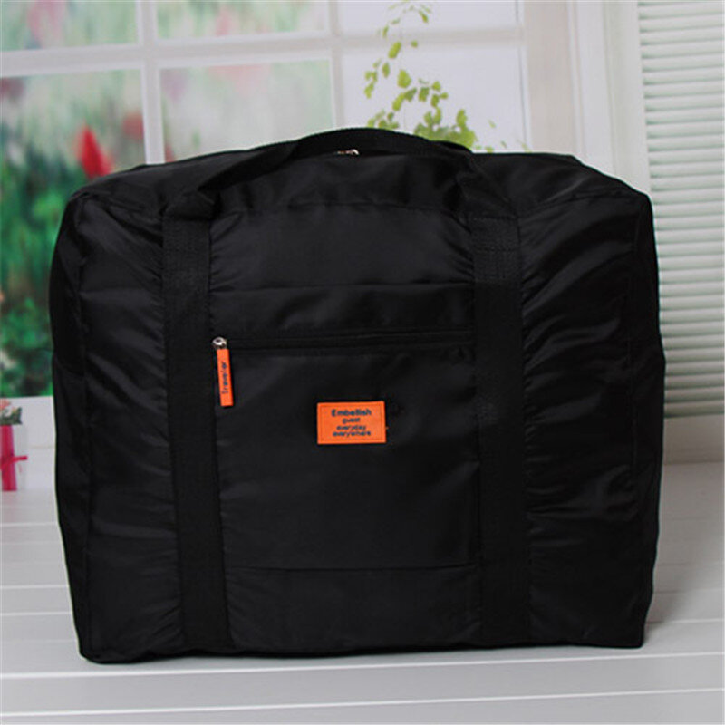 Waterproof Nylon Family Travel Bags Women Men Large Capacity Folding Duffle Bag Organizer Packing Cubes Luggage Camp Weekend Bag