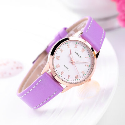 2018 non-woven mechanical watch ladies watch casual strap real woman table couple fashion table