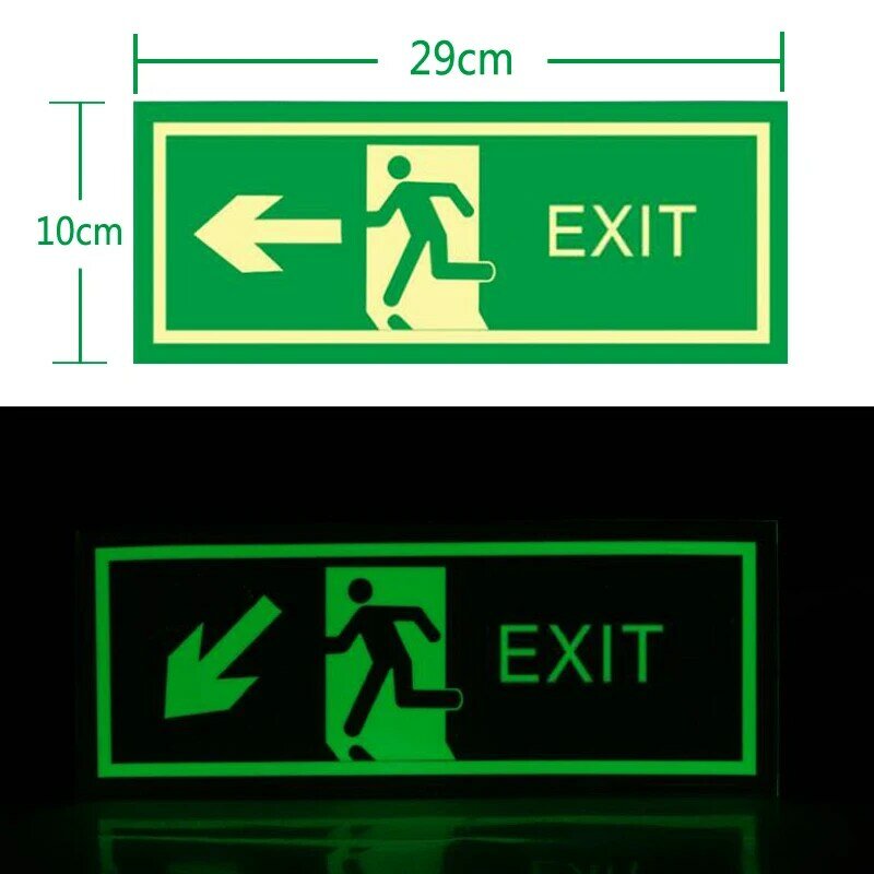 Luminous Tape Self-adhesive Glow In Dark Sticker For Exit Sign Walls Safety Stage Night Vision Home Decoration Tape