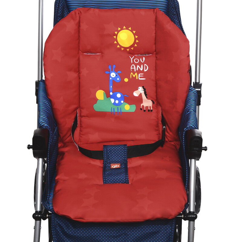 Универсальная подушка для детских колясок с мультипликационным принтом, толстая Накладка для детских подгузников, подушка для детских колясок, аксессуары для детских колясок
