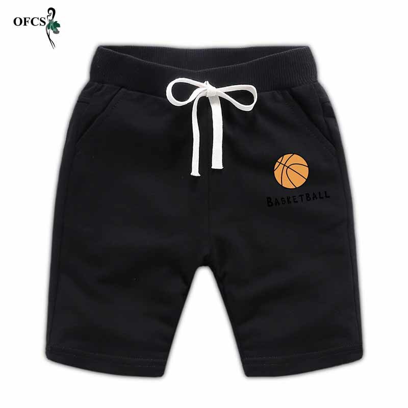 Melhor verão roupas para crianças meninos meninas usar shorts elásticos calças sólido impressão algodão praia solto casual esporte shorts 2-12ye