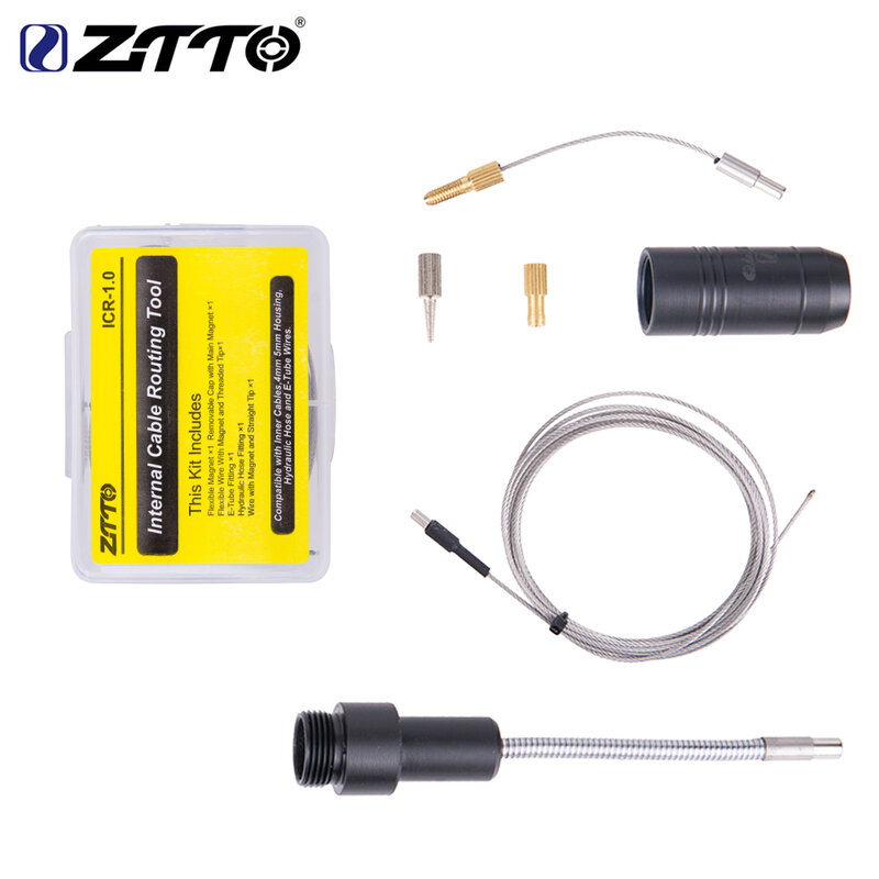 Инструмент для маршрутизации внутреннего кабеля ZTTO для велосипедной рамы, гидравлический провод, контроллер скорости, внутренний кабель