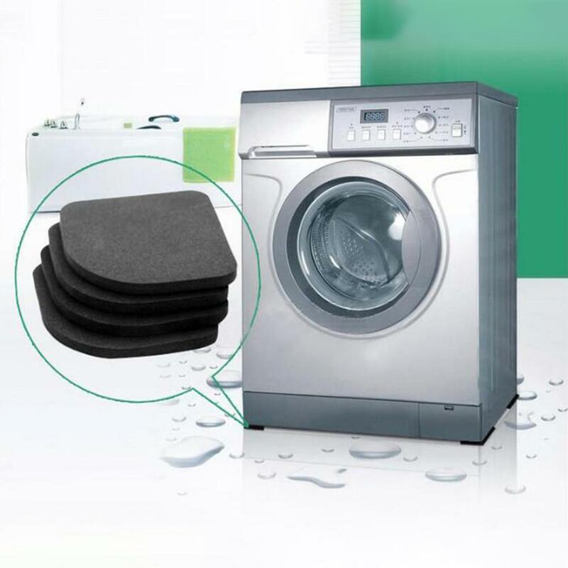 Adoolla 4 unids/set Anti-vibración de la lavadora alfombrillas antideslizantes amortiguadores silencioso Pad para lavadora
