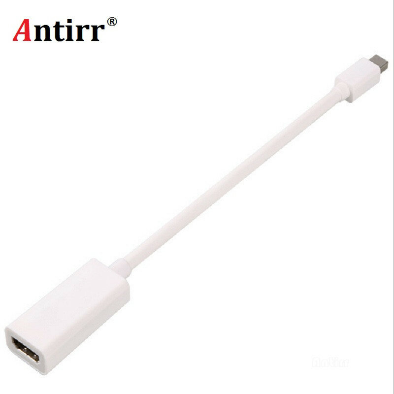 คุณภาพสูง Thunderbolt Mini DisplayPort แสดงพอร์ต DP ถึง HDMI Adapter Cable สำหรับ Apple Mac Macbook Pro Air