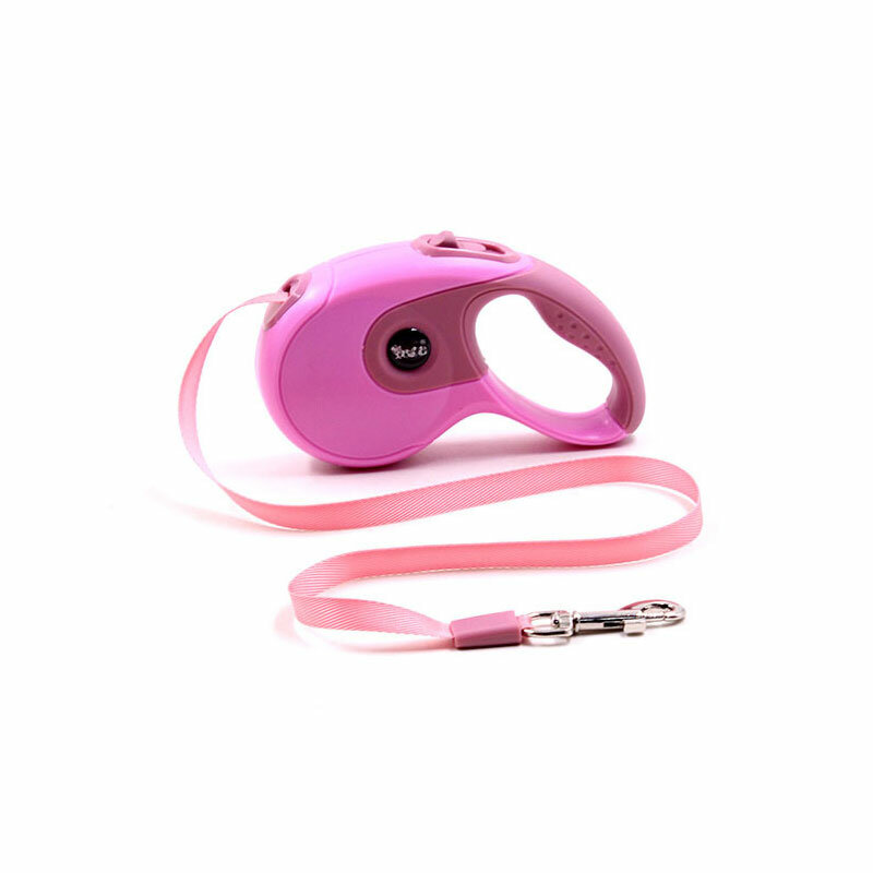 Pet Dog Leashes Durable Retractable Automatic Extending Walking Running Training Nylon ABS Lead for Medium Large Dogs 3m 5m