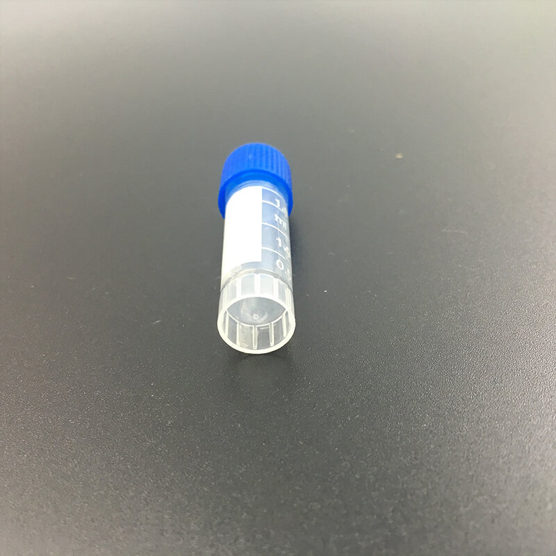 100PCS Graduation 1.8ml Centrifuge Tube 2ml Volume Plastic Bottles with Screw cap Transparent container Can legislate vials