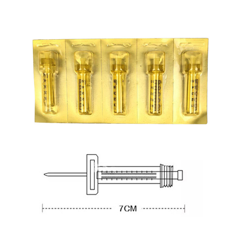 0.5ML Ampoule Head Medicine Syringe Needles for Hyaluronic Pen Hyaluronic Gun Peptide Therapy Atomizer Anti Wrinkle Anti Aging