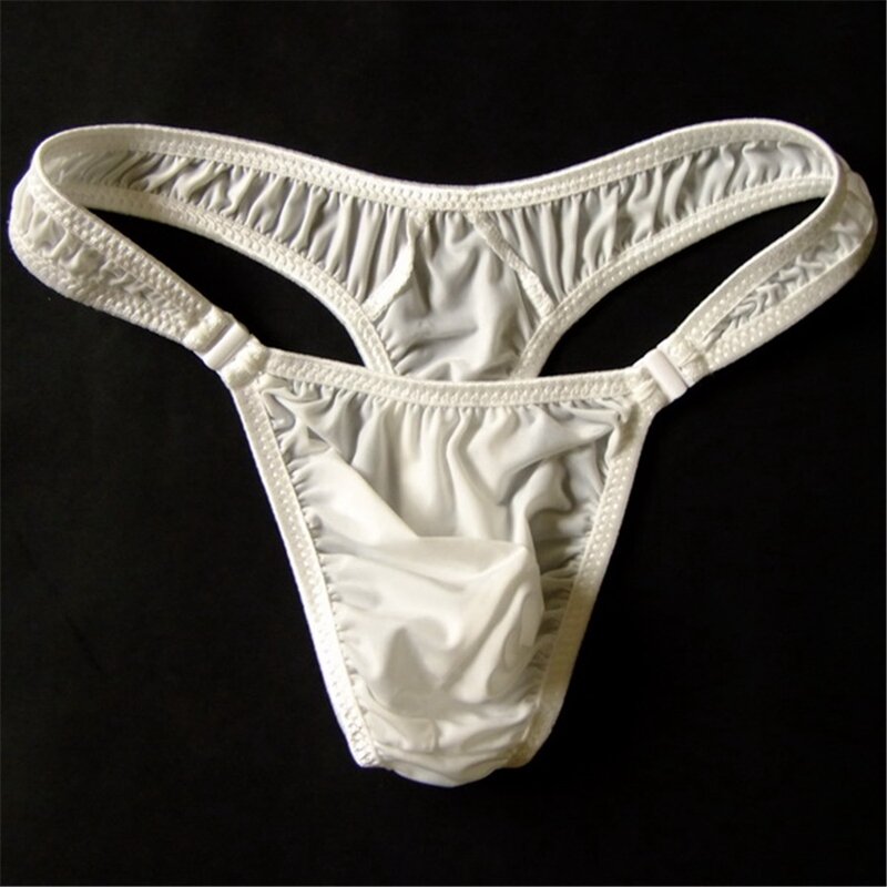 new sexy hot gay underwear Translucent Mens Nylon Thongs Men Button Bikini Briefs Gay G-string/Jocks/Tanga/T-back M/L/XL size