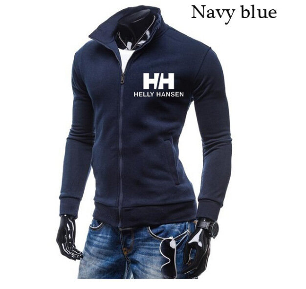 2019 nowych moda z kapturem kurtka Helly Hansen drukowane mężczyźni bluzy z kapturem bluzy Casual bluza z kapturem płaszcz Plus sweter z polaru