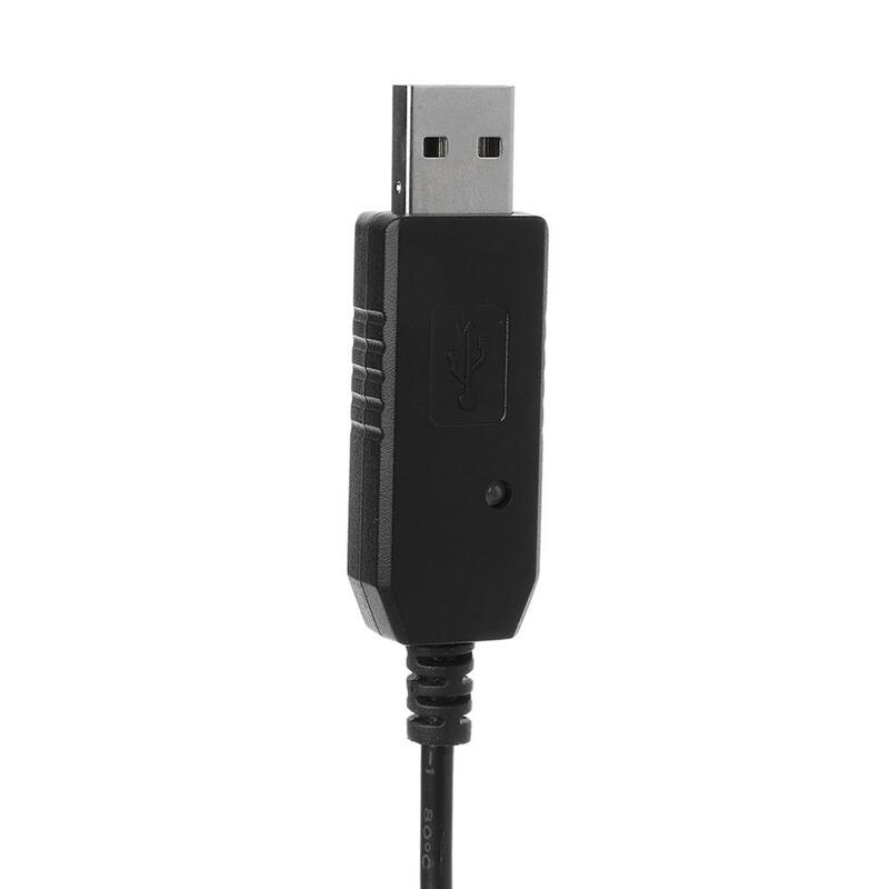 BaoFeng-Cable cargador USB con luz indicadora para walkie-talkie de alta capacidad, UV-5R de batería de extensión, BF-UVB3 Plus
