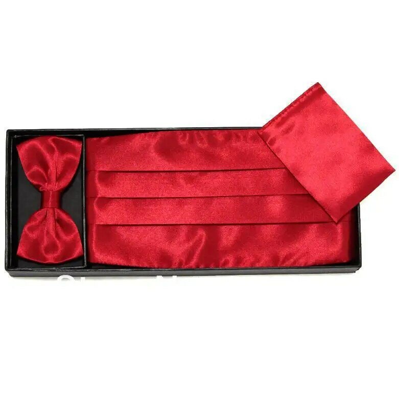Faixa de costura elástica para casamento, 2019 de largura, conjunto de gravatas, laço e lenços