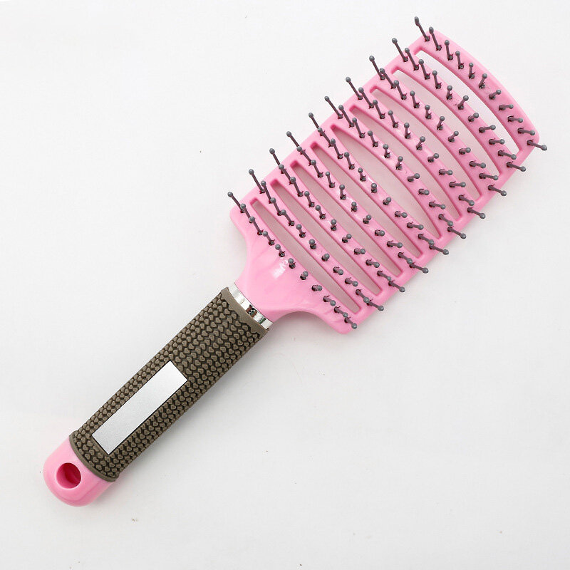 Professional Combs Women Hair Scalp Massage Comb Bristle  Nylon Hairbrush Wet Curly Detangle Hair Brush For Salon Hairdressing