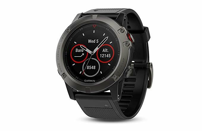 Fenix-5X Smartwatch étanche avec miroir saphir, montres intelligentes, surveillance de la fréquence cardiaque, GPS, Liban tisport ultime, original