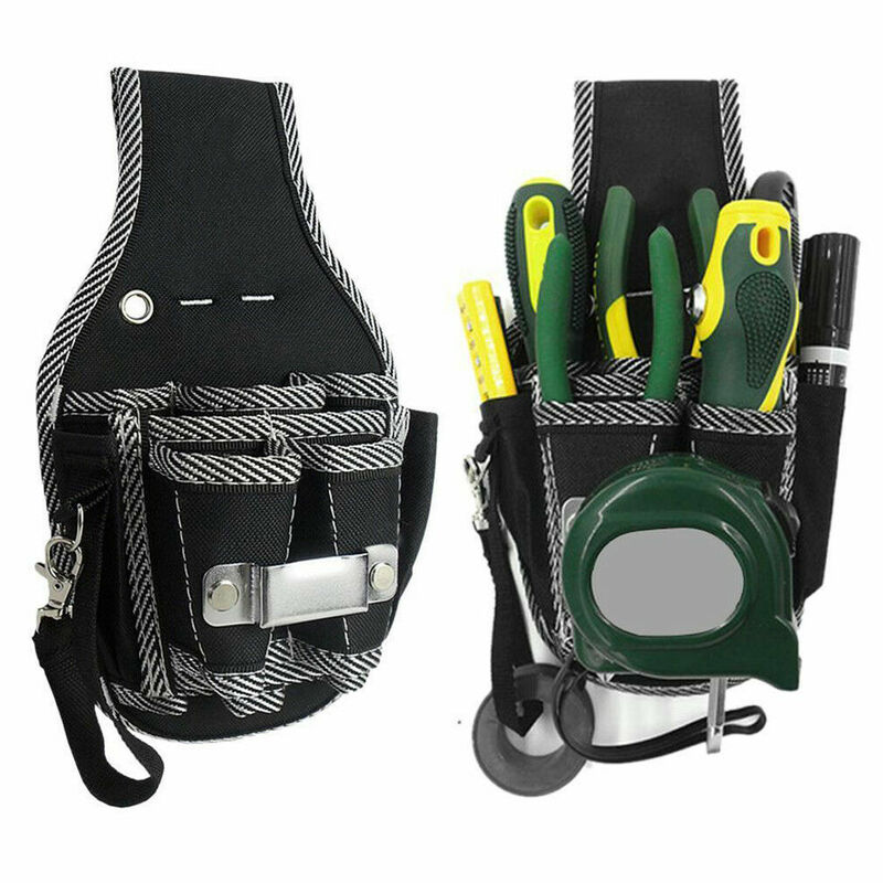 Electricista de la cintura de bolsillo bolsa de cinturón para herramientas de destornillador Kit de funda, soporte Cal
