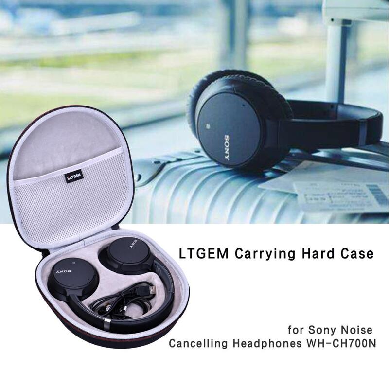 LTGEM-EVA Waterproof Carrying Hard Case para Sony Noise Canceling Headphones, WH-CH700N