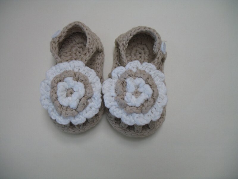شحن مجاني ، حذاء طفل اليدوية الكروشيه الرضع الصنادل الطفل/الأولى المشي أحذية المشي الأحذية-الأصفر