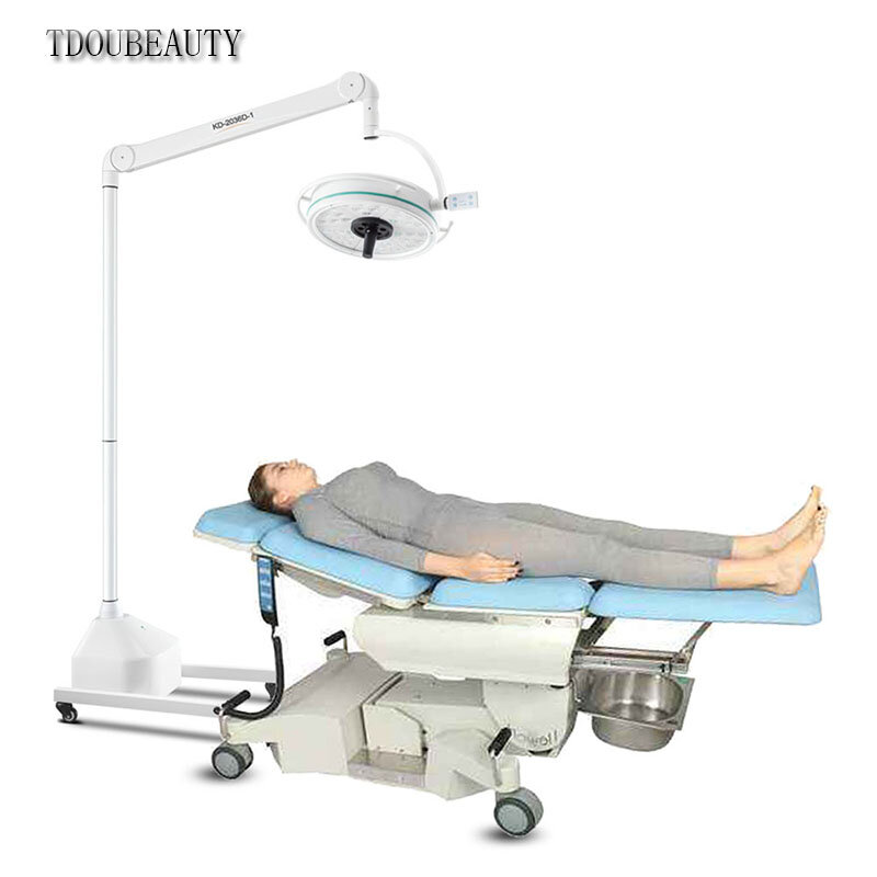 TDOUBEAUTY-lámpara quirúrgica de suelo móvil, lámpara sin sombreado de 108W, para cirugía de mascotas, KD-2036L-3, iluminación de cirugía plástica